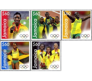 Olympic Games 2012, London Medallists - Caribbean / Jamaica 2013 Set