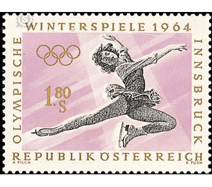Olympic games  - Austria / II. Republic of Austria 1963 - 1.80 Shilling
