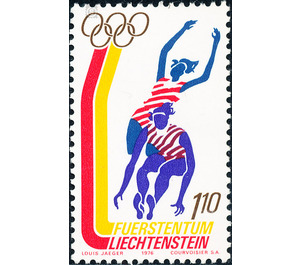 Olympic games  - Liechtenstein 1976 - 110 Rappen