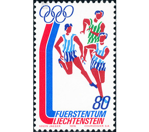 Olympic games  - Liechtenstein 1976 - 80 Rappen