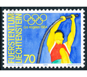 Olympic games  - Liechtenstein 1984 - 70 Rappen