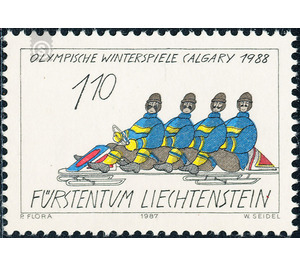 Olympic games  - Liechtenstein 1987 - 110 Rappen