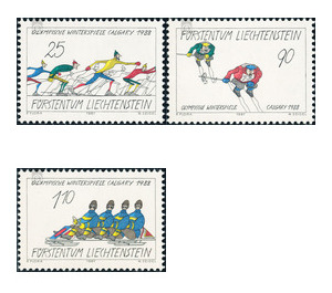 Olympic games  - Liechtenstein 1987 Set