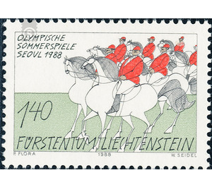 Olympic games  - Liechtenstein 1988 - 140 Rappen