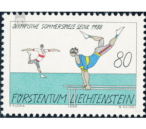 Olympic games  - Liechtenstein 1988 - 80 Rappen