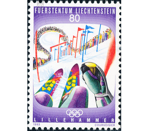 Olympic games  - Liechtenstein 1993 - 80 Rappen
