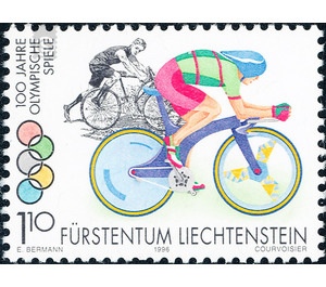 Olympic games  - Liechtenstein 1996 - 110 Rappen