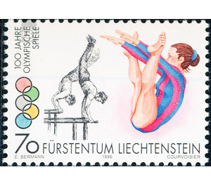 Olympic games  - Liechtenstein 1996 - 70 Rappen