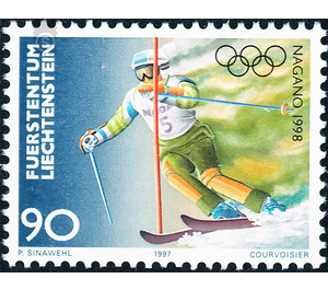 Olympic games  - Liechtenstein 1997 - 90 Rappen