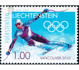 Olympic games  - Liechtenstein 2010 - 100 Rappen