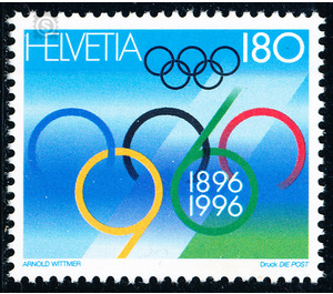 Olympic games  - Switzerland 1996 - 180 Rappen