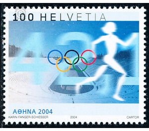 Olympic games  - Switzerland 2004 - 100 Rappen