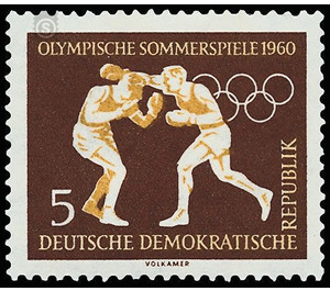 Olympic Summer and Winter Games, Rome and Squaw Valley  - Germany / German Democratic Republic 1960 - 5 Pfennig