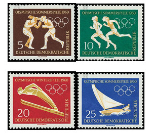 Olympic Summer and Winter Games, Rome and Squaw Valley  - Germany / German Democratic Republic 1960 Set