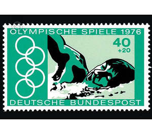 Olympic Summer Games  - Germany / Federal Republic of Germany 1976 - 40 Pfennig