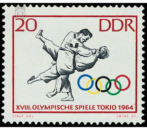 Olympic Summer Games, Tokio  - Germany / German Democratic Republic 1964 - 20 Pfennig