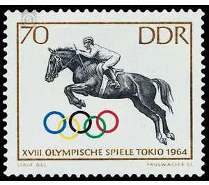 Olympic Summer Games, Tokio  - Germany / German Democratic Republic 1964 - 70 Pfennig