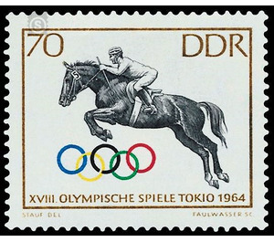 Olympic Summer Games, Tokio  - Germany / German Democratic Republic 1964 - 70 Pfennig