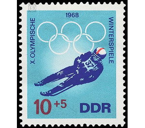 Olympic Winter Games, Grenoble  - Germany / German Democratic Republic 1968 - 10 Pfennig