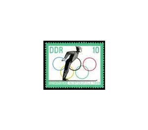 Olympische Winterspiele, Innsbruck: Skispringen   - Germany / German Democratic Republic 1963 - 10 Pfennig