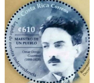 Omar Dengo Guerrero(1888-1928), Educator and Author - Central America / Costa Rica 2020