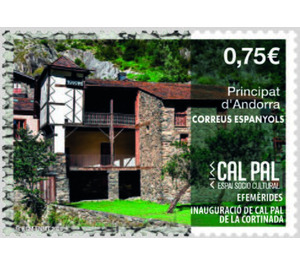 Opening of the Cal Pal Cultural Center, La Cortinada - Andorra, Spanish Administration 2020 - 0.75