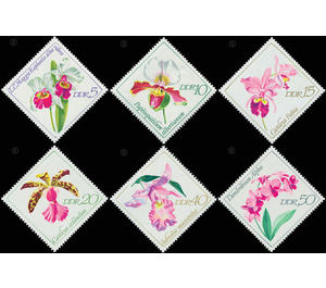 orchids  - Germany / German Democratic Republic 1968 Set