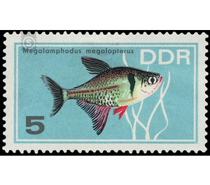 ornamental fish  - Germany / German Democratic Republic 1966 - 5 Pfennig