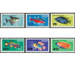 ornamental fish  - Germany / German Democratic Republic 1966 Set