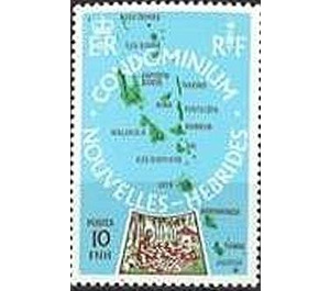 Overall Map of the New Hebrides - Melanesia / New Hebrides 1978 - 10