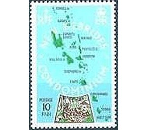 Overall Map of the New Hebrides - Melanesia / New Hebrides 1978 - 10