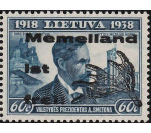 overprint-20 years Lithuania - Germany / Old German States / Memel Territory 1939 - 60