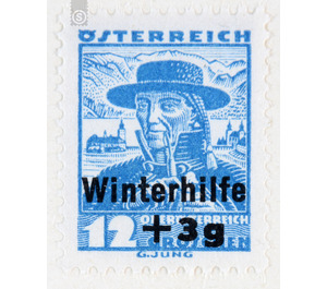 overprint  - Austria / I. Republic of Austria 1935 - 12 Groschen