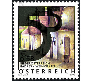 overprint  - Austria / II. Republic of Austria 2005 - 55 Euro Cent