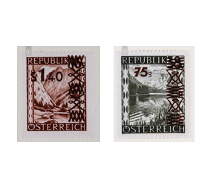 overprint - Austria / II. Republic of Austria Series