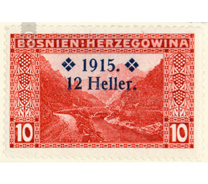 overprint  - Austria / k.u.k. monarchy / Bosnia Herzegovina 1915 - 12 Heller