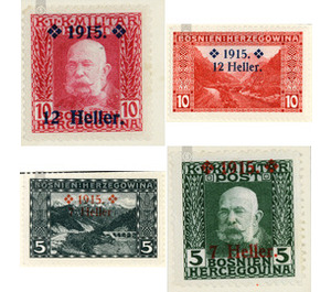 overprint - Austria / k.u.k. monarchy / Bosnia Herzegovina Series