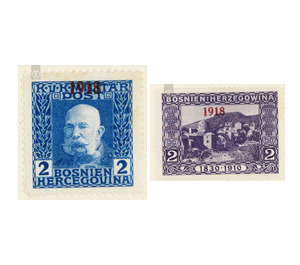 overprint - Austria / k.u.k. monarchy / Bosnia Herzegovina Series