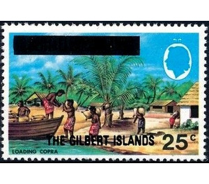 Overprint Loading copra - Micronesia / Gilbert Islands 1976 - 25