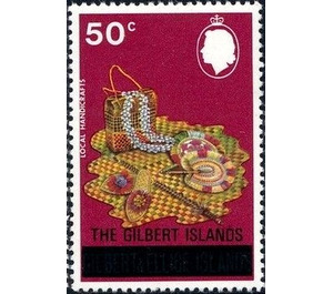 Overprint Local handicrafts - Micronesia / Gilbert Islands 1976 - 50