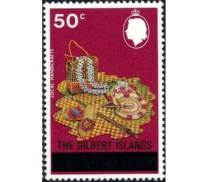 Overprint Local handicrafts - Micronesia / Gilbert Islands 1976 - 50