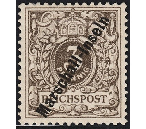 Overprint "Marschall-Inseln" on Reichpost Issue - Micronesia / Marshall Islands, German Administration 1899 - 3