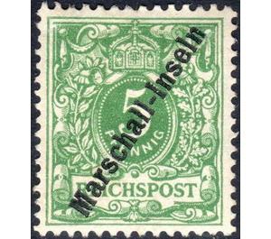 Overprint "Marschall-Inseln" on Reichpost Issue - Micronesia / Marshall Islands, German Administration 1899 - 5
