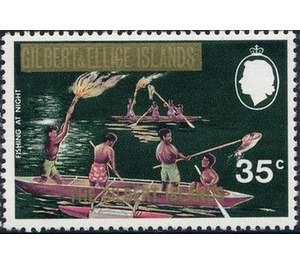 Overprint Night fishing - Micronesia / Gilbert Islands 1976 - 35