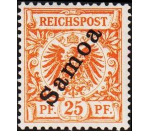 overprint on Reichpost - Polynesia / Samoa, German Administration 1900 - 25