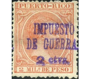 Overprinted 'Impuesta de Guerra' - Caribbean / Puerto Rico 1898 - 2