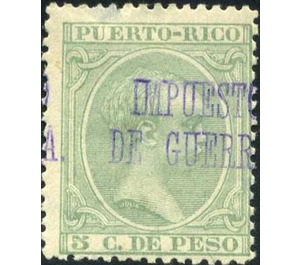 Overprinted 'Impuesta de Guerra' - Caribbean / Puerto Rico 1898 - 5