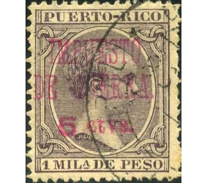 Overprinted 'Impuesta de Guerra' - Caribbean / Puerto Rico 1898 - 5