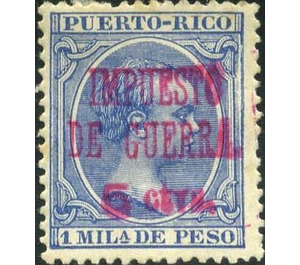 Overprinted 'Impuesta de Guerra' - Caribbean / Puerto Rico 1898 - 5