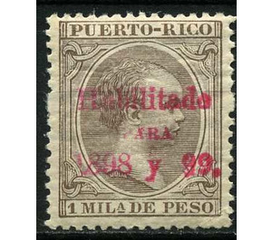 Overprints - Caribbean / Puerto Rico 1898 - 1